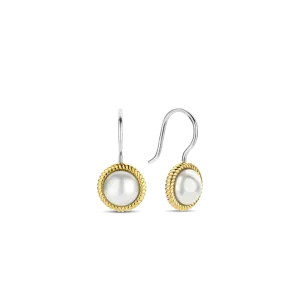 TI SENTO 7924YP GOLD PEARL DANGLES