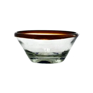 Tiny Amber Rim Bowl