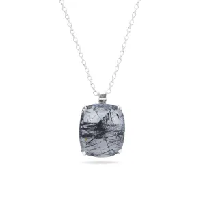 Tourmalinated Quartz Necklace