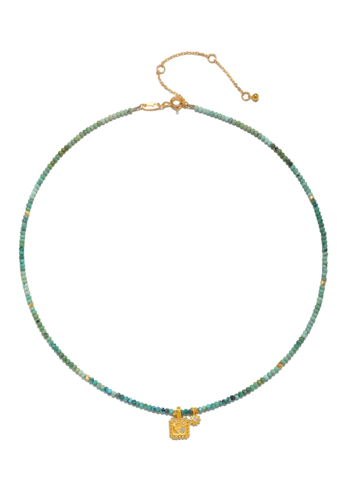 Turquoise Celestial Charm Necklace