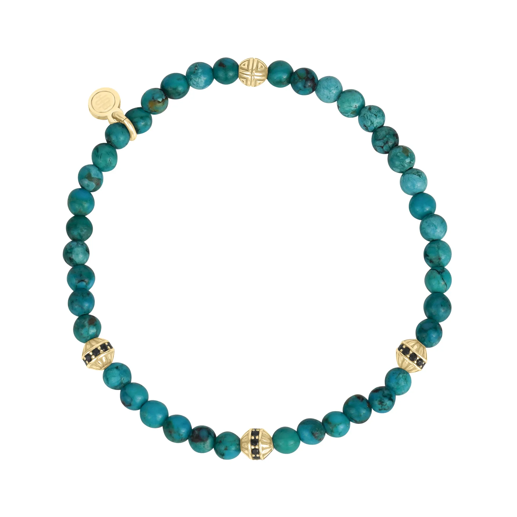 Turquoise Enigma Bead Bracelet