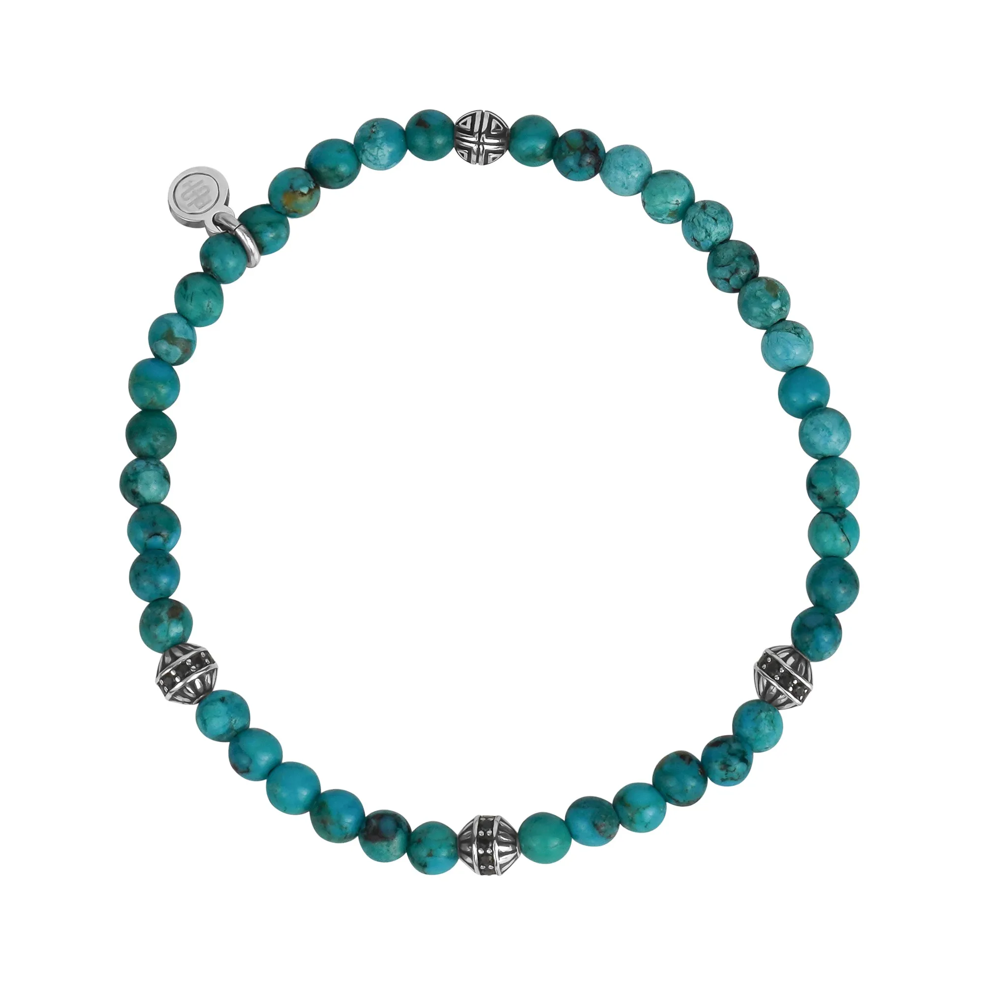 Turquoise Enigma Bead Bracelet