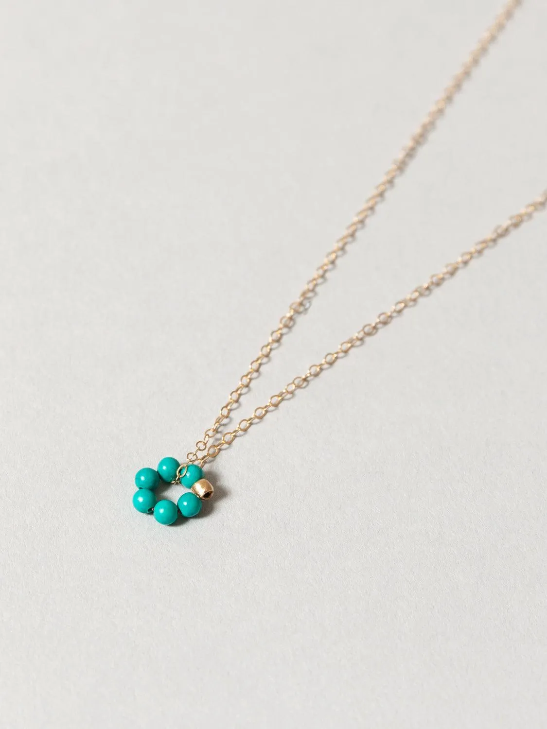 Turquoise Flower Necklace