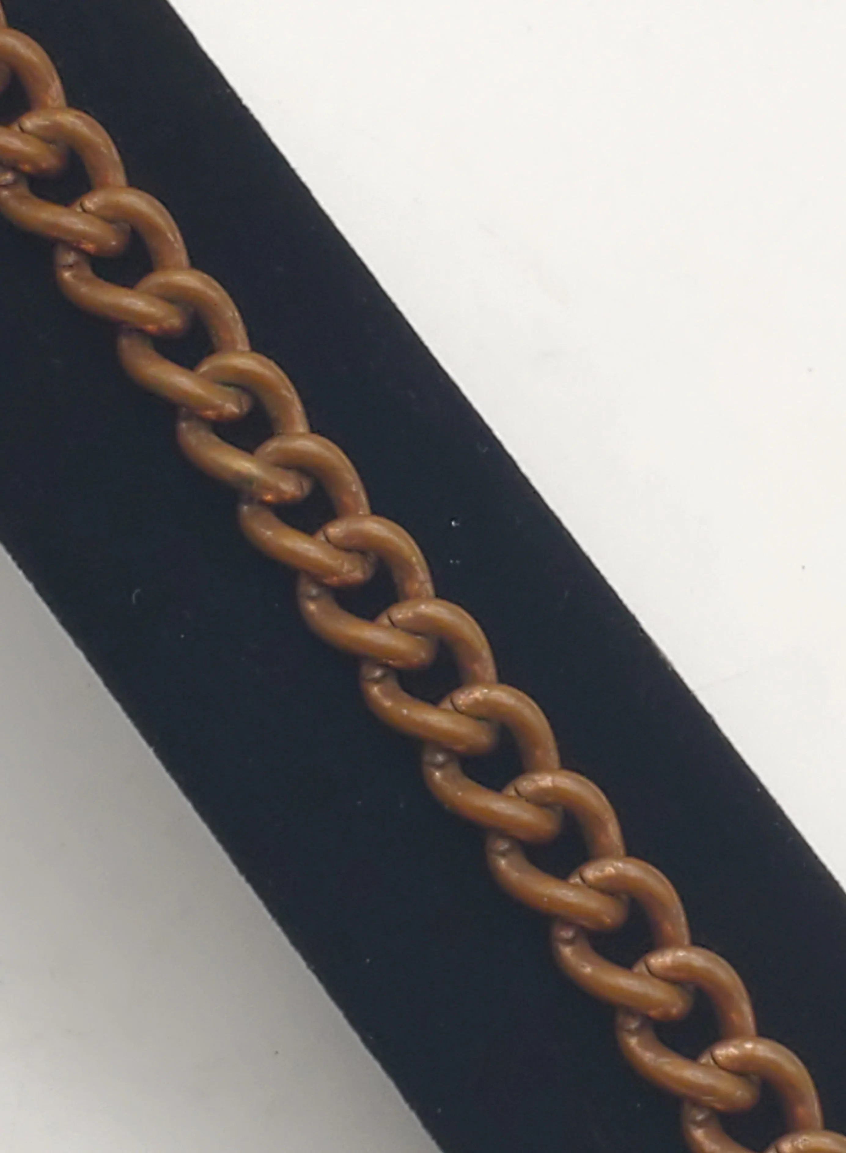 Vintage Copper Curb Link Chain