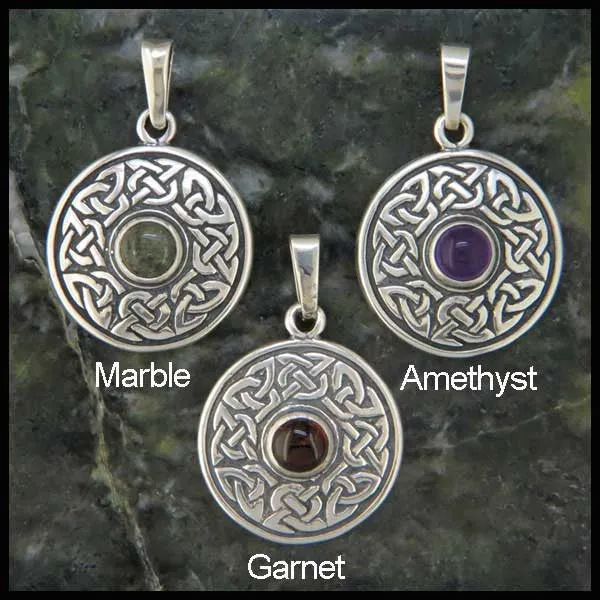 Wheel of Life Pendants in Silver