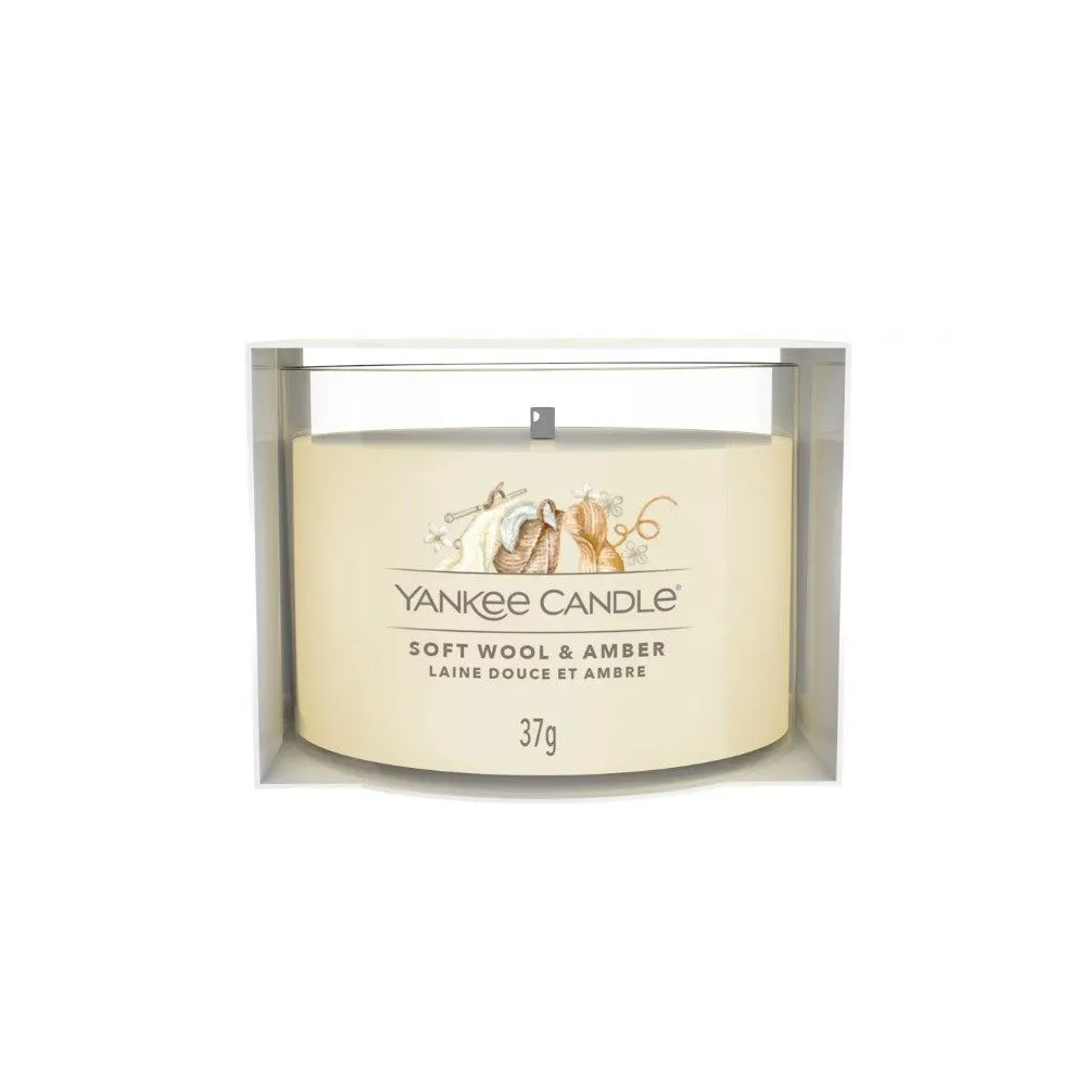 Yankee Candle 37g Soft Wool & Amber Signature Single Votive Candle